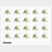 Sticker Carré Toad (Feuille)