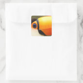 Sticker Carré Toco Toucan (Ramphastos toco) est le plus grand (Sac)