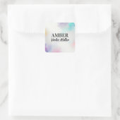Sticker Carré Toile peinte (Sac)