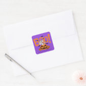 Sticker Carré Tom & Jerry | Happy Halloween Boo (Enveloppe)