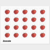 Sticker Carré Tomate (Feuille)