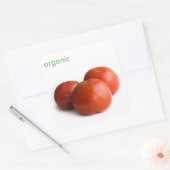 Sticker Carré Tomate mûre (Enveloppe)