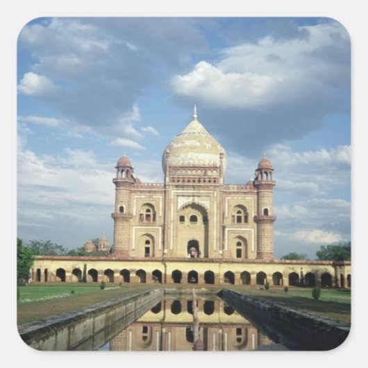 Sticker Carré Tomb of Sardar Jang, Nawab of Oudh and Prime Minis (Devant)