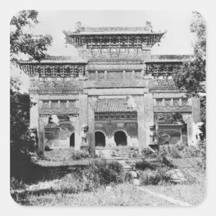 Sticker Carré Tombe de l'empereur Qing Taizong