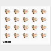 Sticker Carré Tombe Pour Jésus... (Feuille)