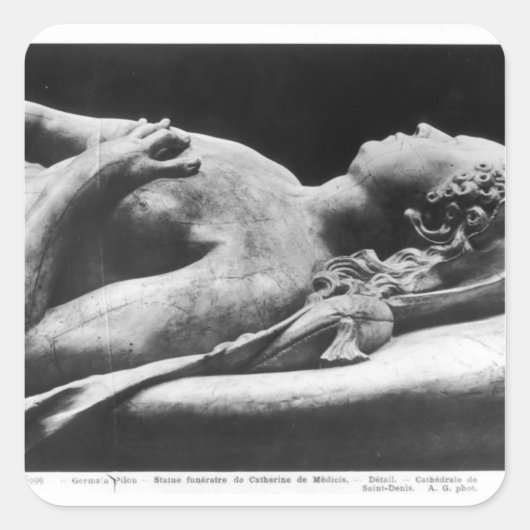 Sticker Carré Tombeau de Catherine de Médicis et Henri II (Devant)
