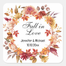 tomber amoureux, mariage botanique d'automne