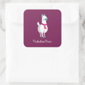 Sticker Carré Tommy le Llama (Sac)