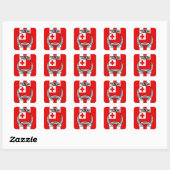 Sticker Carré Tonga (Feuille)
