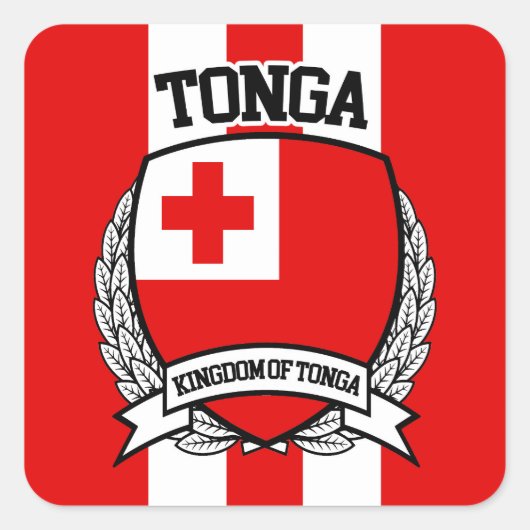 Sticker Carré Tonga (Devant)