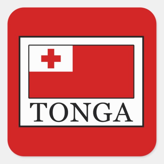 Sticker Carré Tonga (Devant)