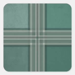 Sticker Carré Tons verts