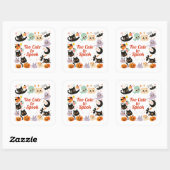 Sticker Carré Too Cute to Spook | ExDesigner | Halloween (Feuille)