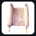STICKER CARRÉ TORAH<br><div class="desc">LA PAIX SUR TERRE</div>