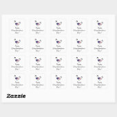 Sticker Carré tote - friture pour la liberté (Feuille)