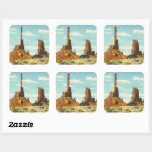 Sticker Carré Totem Polonais (Feuille)