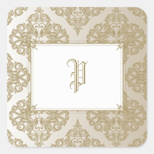 Sticker Carré Touche d'or (Devant)