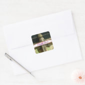 Sticker Carré Toujours Aimer Inspirational Rabbit Art Design d'i (Enveloppe)