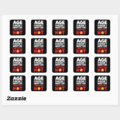 Sticker Carré Toujours CHAUD (Feuille)