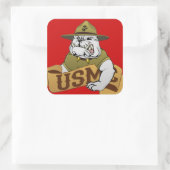 Sticker Carré Toujours un marin (Sac)