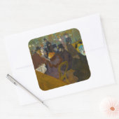 Sticker Carré Toulouse-Lautrec - Au Rouge (Enveloppe)