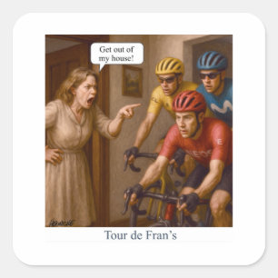 Sticker Carré Tour de Fran’s
