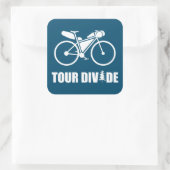 Sticker Carré Tour Divide Bikepacking (Sac)
