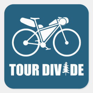 Sticker Carré Tour Divide Bikepacking