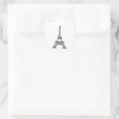 Sticker Carré Tour Eiffel (Sac)