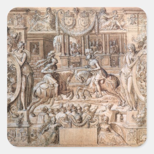 Sticker Carré Tournoi (Devant)