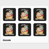 Sticker Carré Tous les chatons sont anti-fascistes (Feuille)