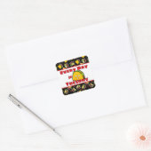 Sticker Carré Tous les jours est mardi Taco (Enveloppe)