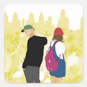 Sticker Carré Tout ce qu'il faut