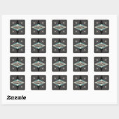 Sticker Carré Tout est concevable (Feuille)