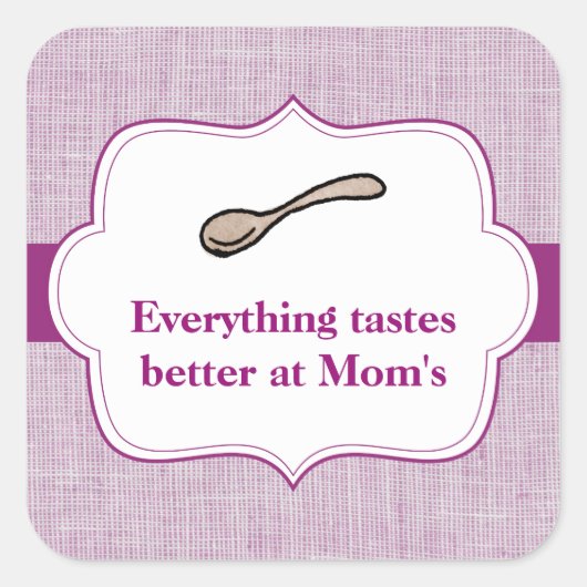 Sticker Carré Tout Goûte mieux (Devant)