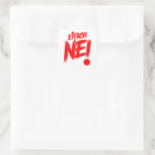 Sticker Carré Tout simplement (Sac)