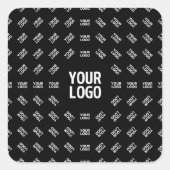 Sticker Carré Toute conception ou logo d'image téléchargé | Pièc (Devant)