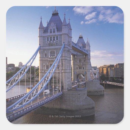 Sticker Carré Tower Bridge à Londres (Devant)
