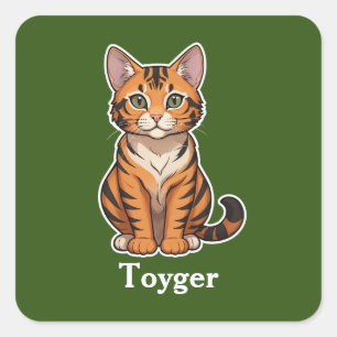 Sticker Carré Toyger