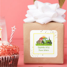 Tracteur vert | Thème de la ferme Décor de fête d'