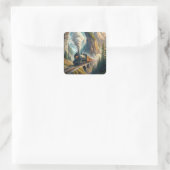 Sticker Carré Train Fleece Blanket (Sac)