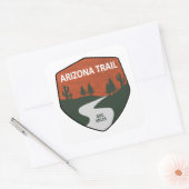 Sticker Carré Traînée de l'Arizona (Enveloppe)