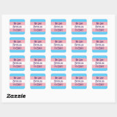 Sticker Carré Trans Nous Sommes... (Feuille)