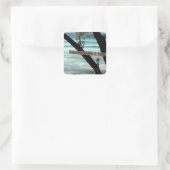 Sticker Carré Transats Rum Point Grand Cayman (Sac)