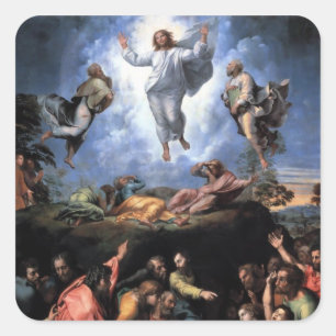 STICKER CARRÉ TRANSFIGURATION DE JÉSUS