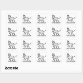 Sticker Carré Transgenre Zebra (Feuille)