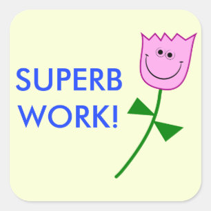 Sticker Carré Travail superbe !