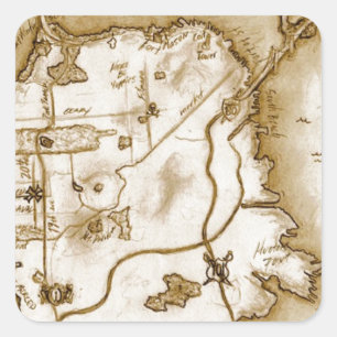 Sticker Carré treasure_map_colored.jpg