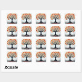 Sticker Carré Tree of Life (Feuille)