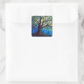 Sticker Carré Tree of Life Shattered Glass Mosaic (Sac)